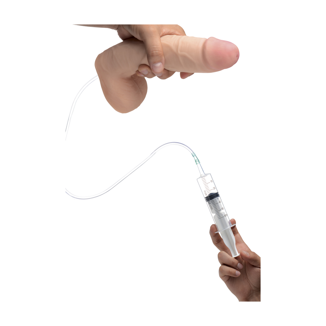 Realistische Dual Density Squirting Dildo – 7 / 18 cm