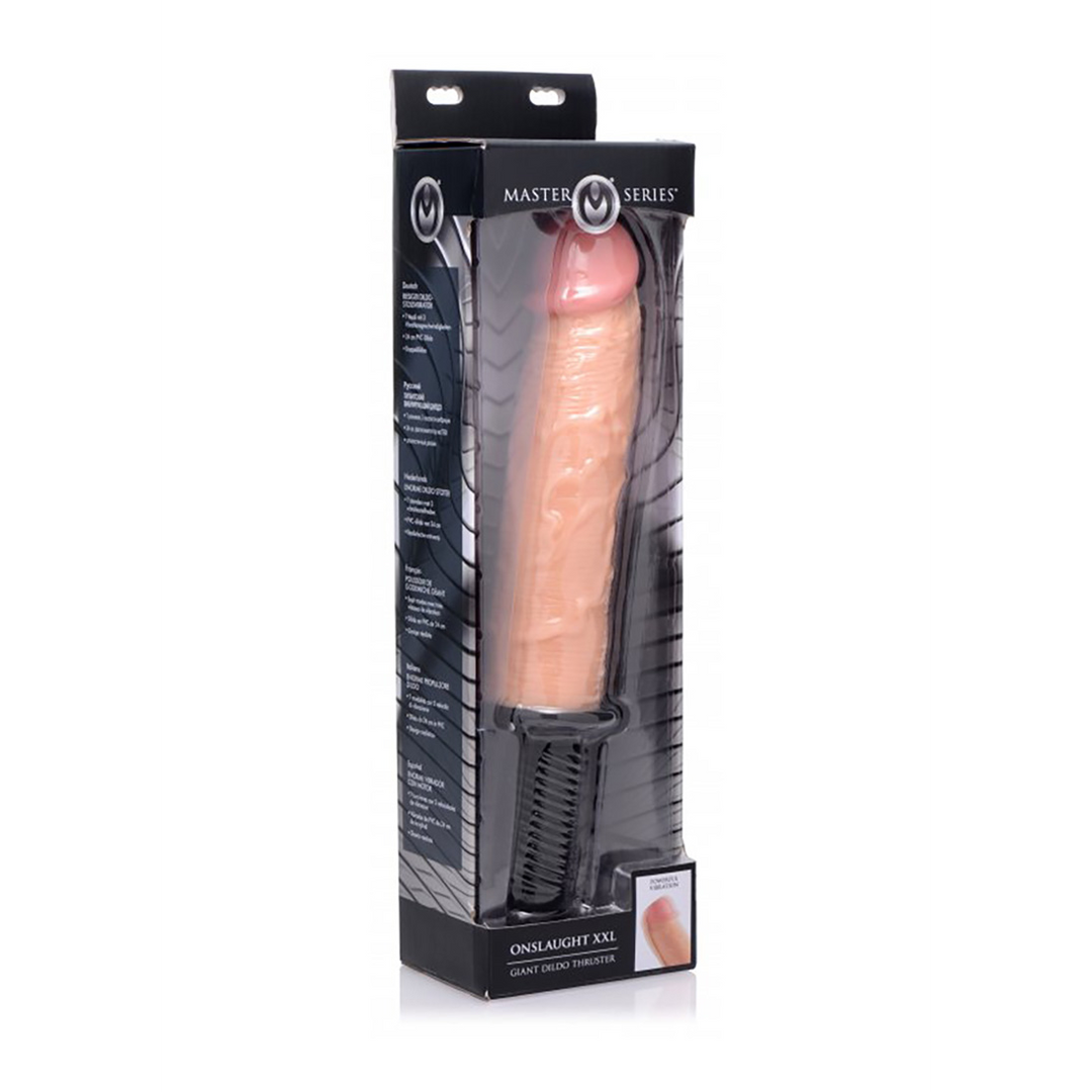 Onslaught – XXL Vibrerende Dildo Thruster