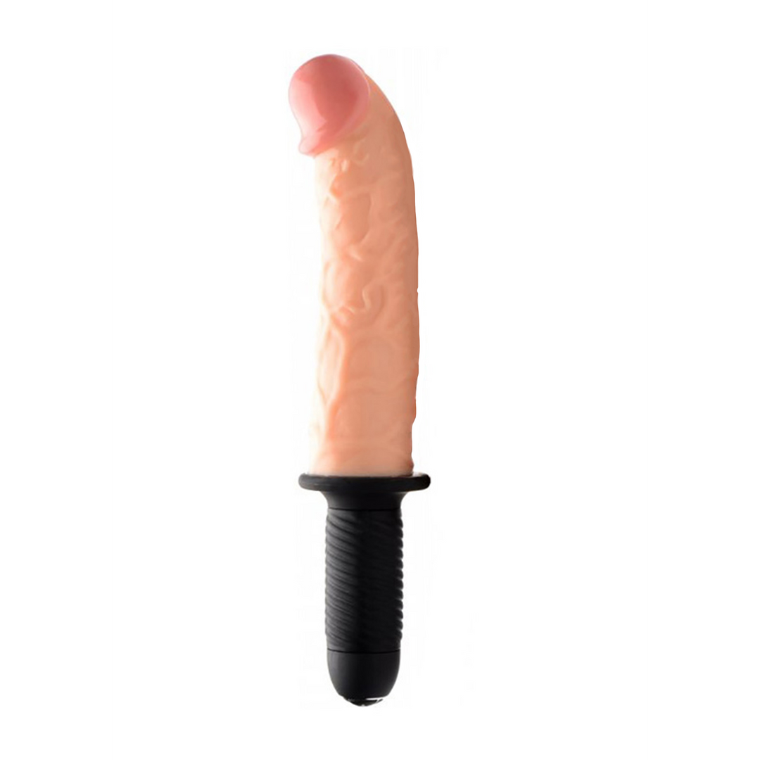 El Curved Dicktator - Dildo Vibrador Gigante con Movimiento de Empuje