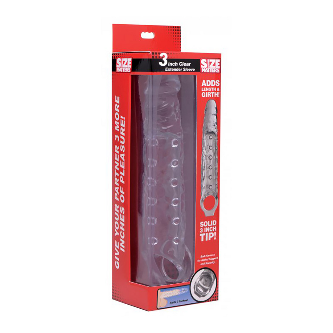 Transparante Penis Sleeve – 3 / 7,5 cm