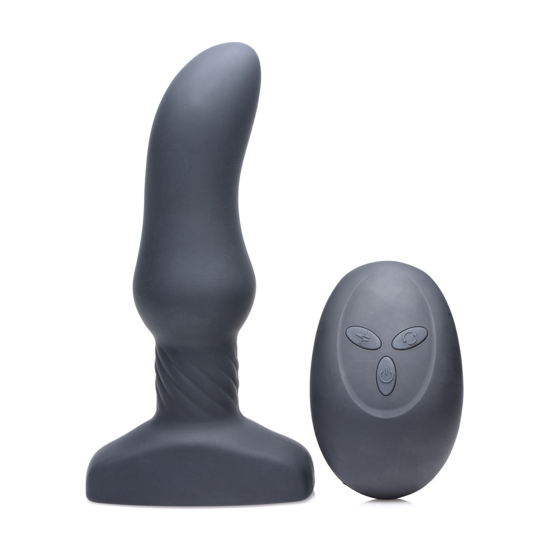 Slim M - Plug de Rimming Curvo con Control Remoto