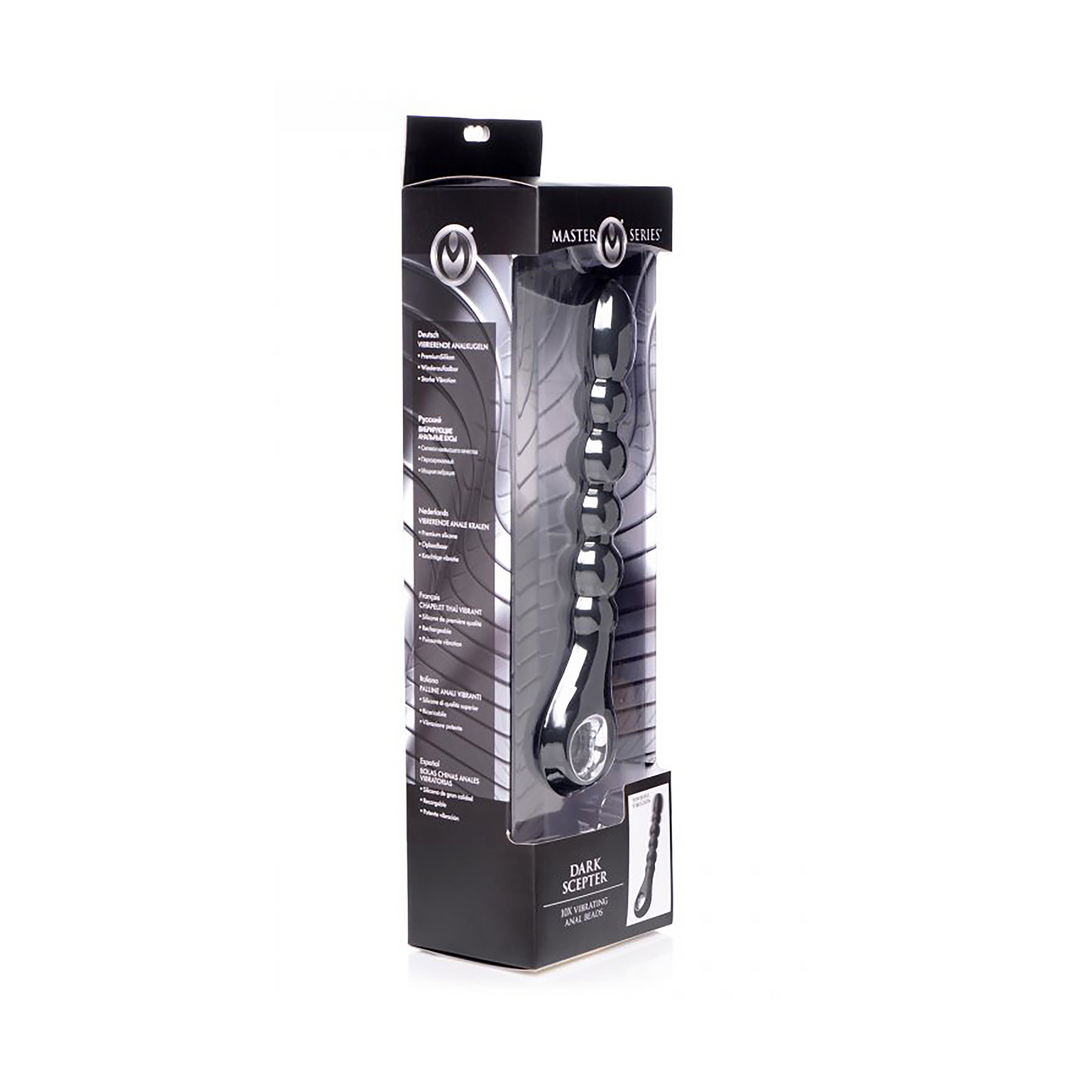 Donkere Scepter – Vibrerende Silicone Anale Perlen