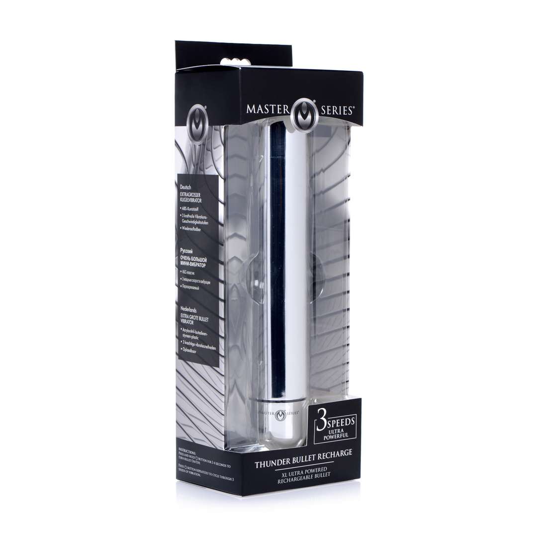 Thunder Bullet – Oplaadbare XL Ultra Power Bullet