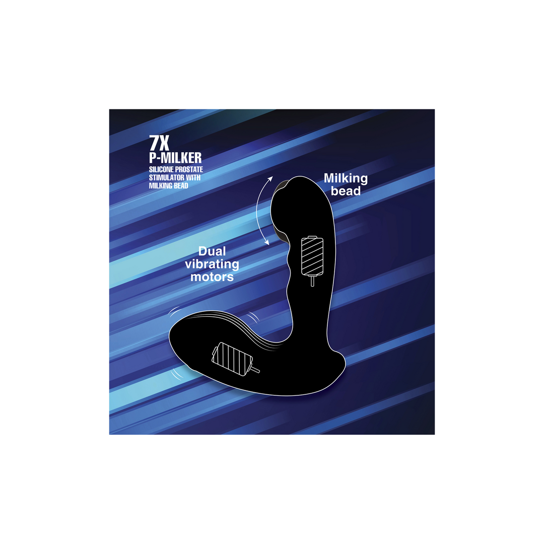 P-Milker – Silicone P-Spot Stimulator met 7 Snelheden