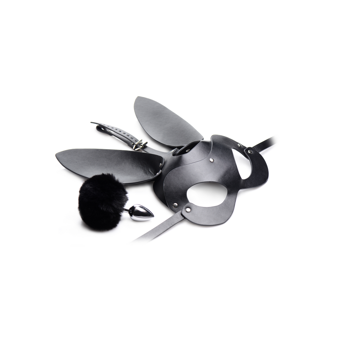 Bunny Tail – Anale Plug en Masker Set