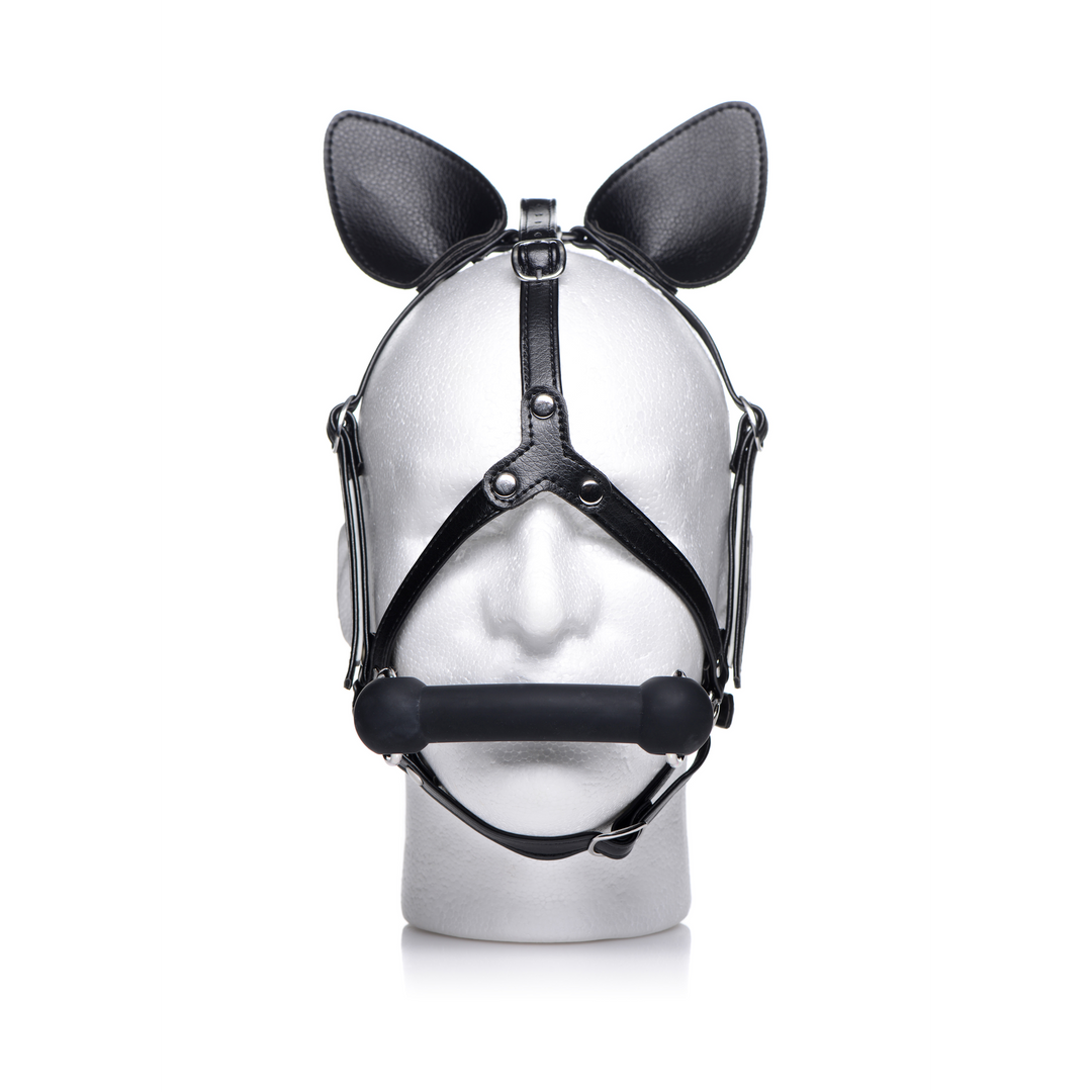 Dark Horse – Pony Hoofbril met Siliconen Bit