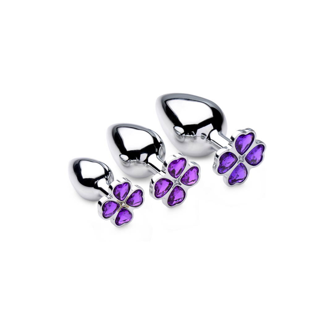 Violet Flower – Butt Plug Set – 3 Stuks