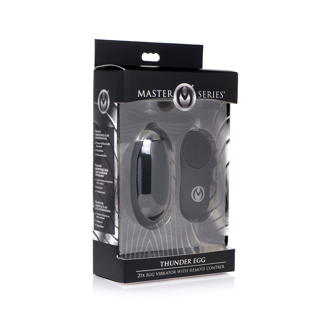 Thunder Egg – Silicone Vibrator met Afstandsbediening