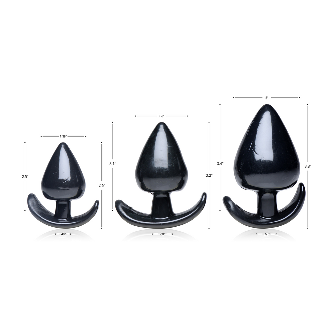 Triple Spades – 3 Delige Anale Plug Set