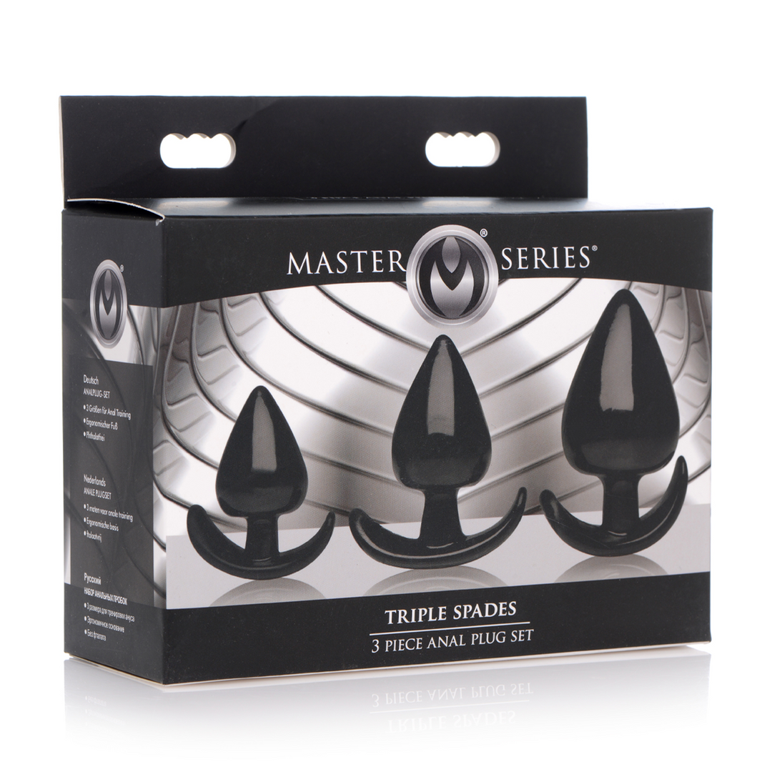 Triple Spades – 3 Delige Anale Plug Set