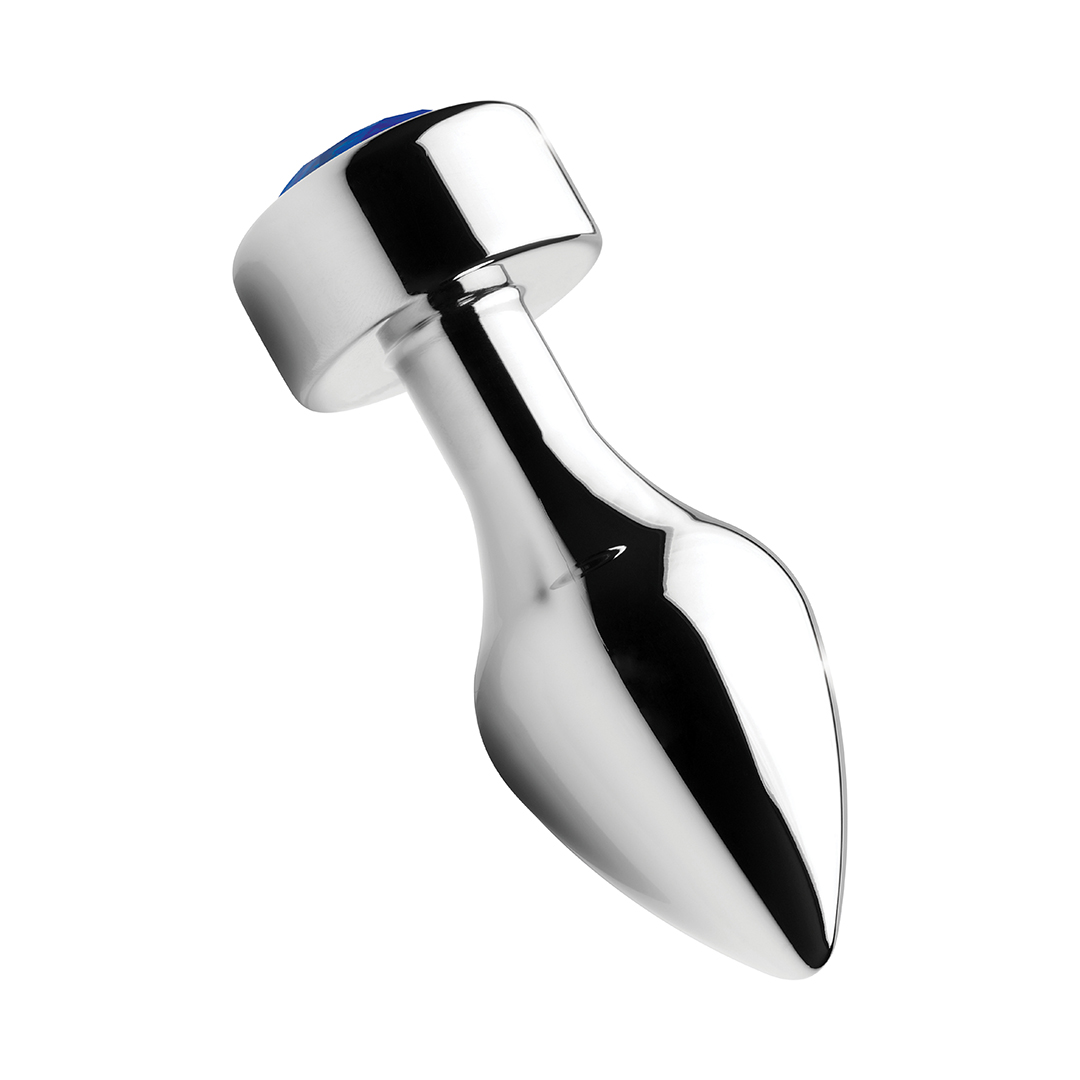 Blauwe Edelsteen – Verzwaarde Aluminium Plug – Medium