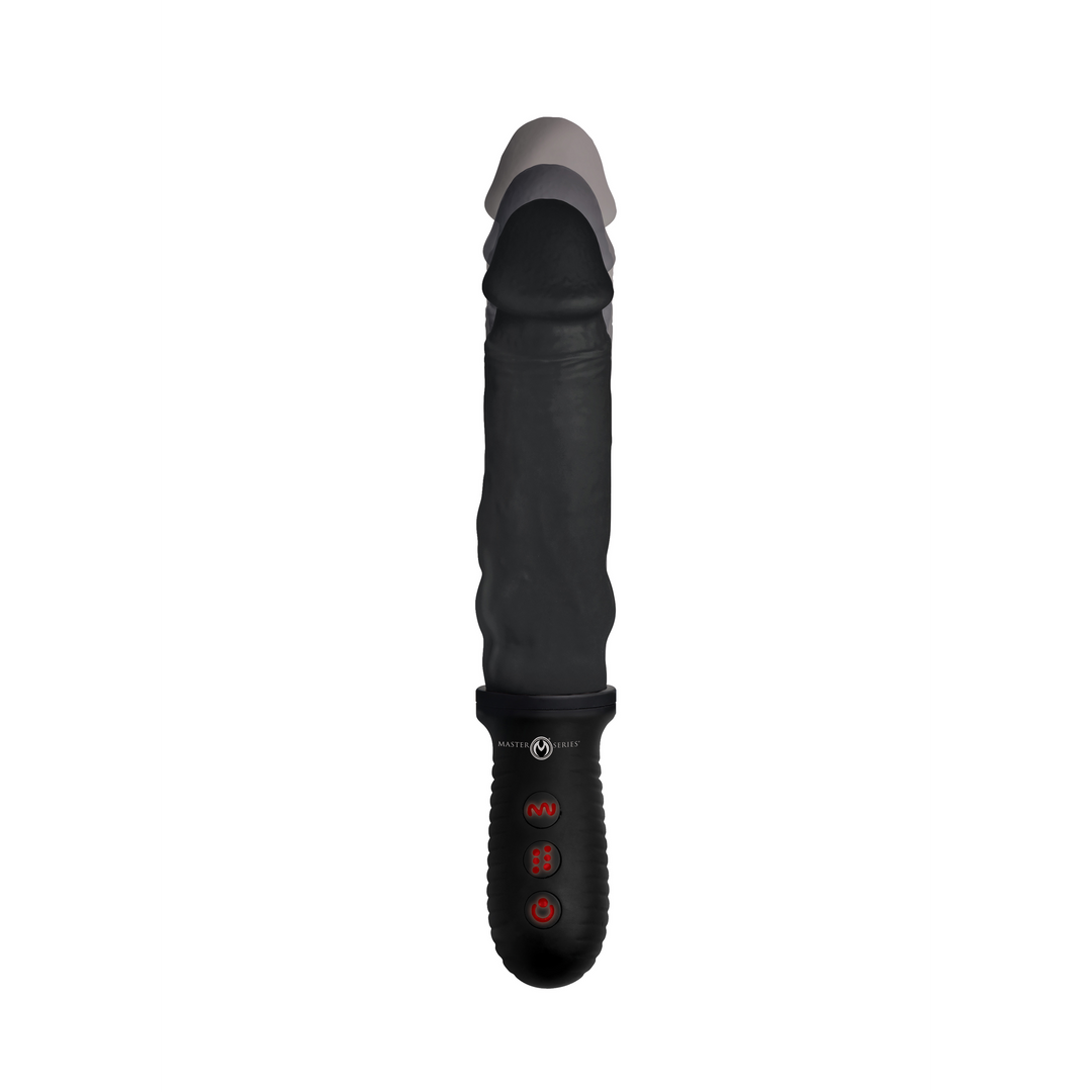 Auto Pounder – Vibrerende en Duwende Dildo met Handvat
