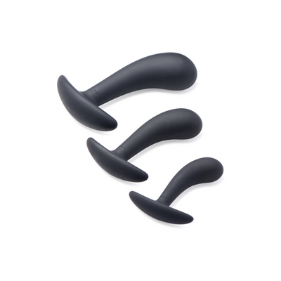 Dark Delights - 3 Delige Gebogen Anale Trainer Set Dark Delights - 3 Delige Gebogen Anale Trainer Set