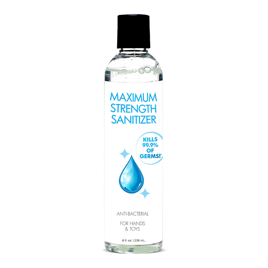Maximale Kracht Sanitizer voor Handen en Speelgoed – 8 fl oz / 236 ml