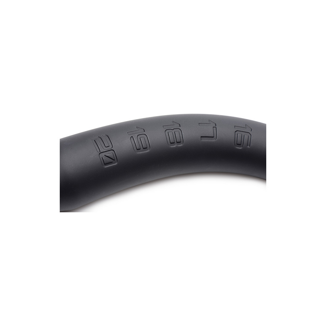 Tapered Siliconen Slang met Structuur – 22 / 56 cm