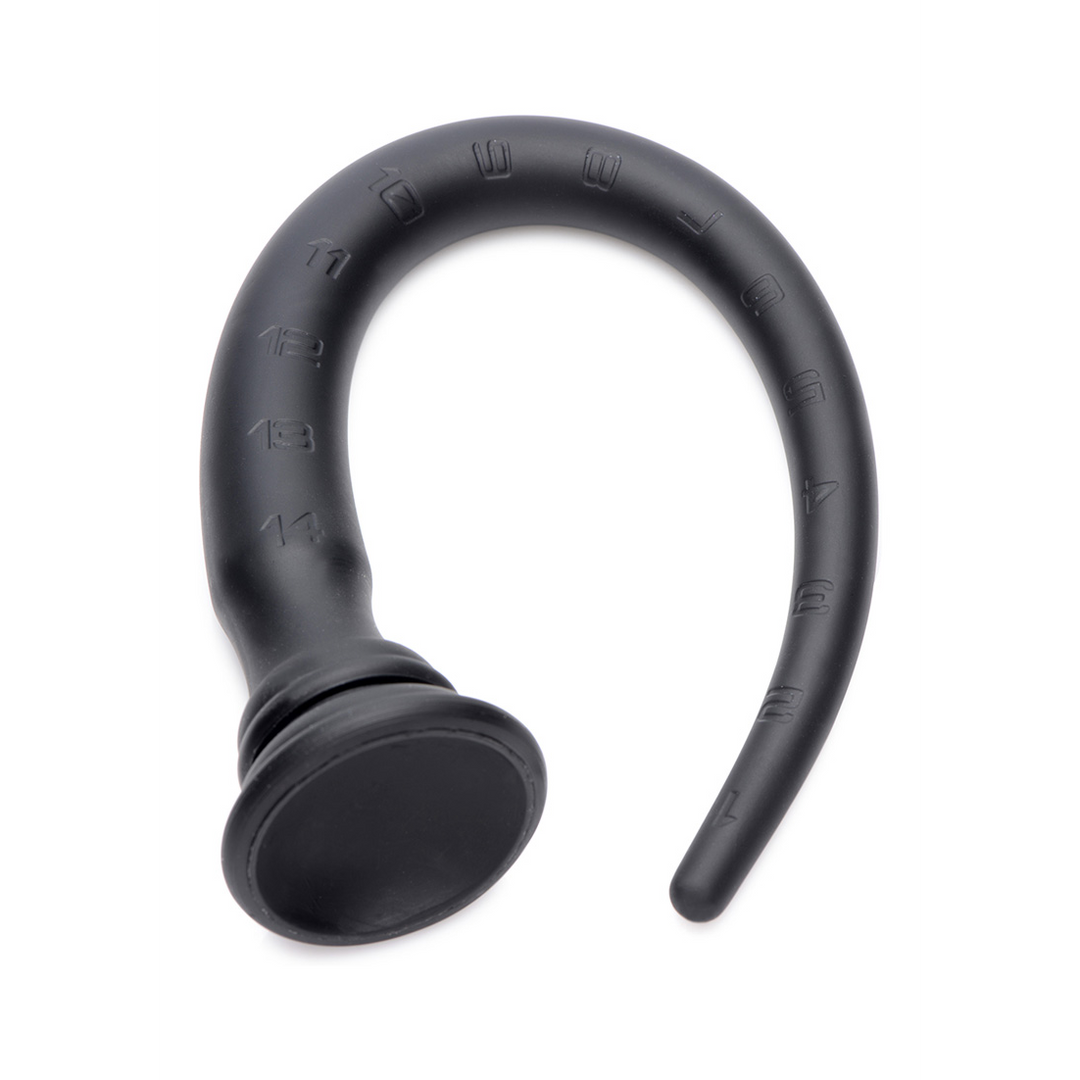Tapered Siliconen Slang met Structuur – 15 / 38 cm