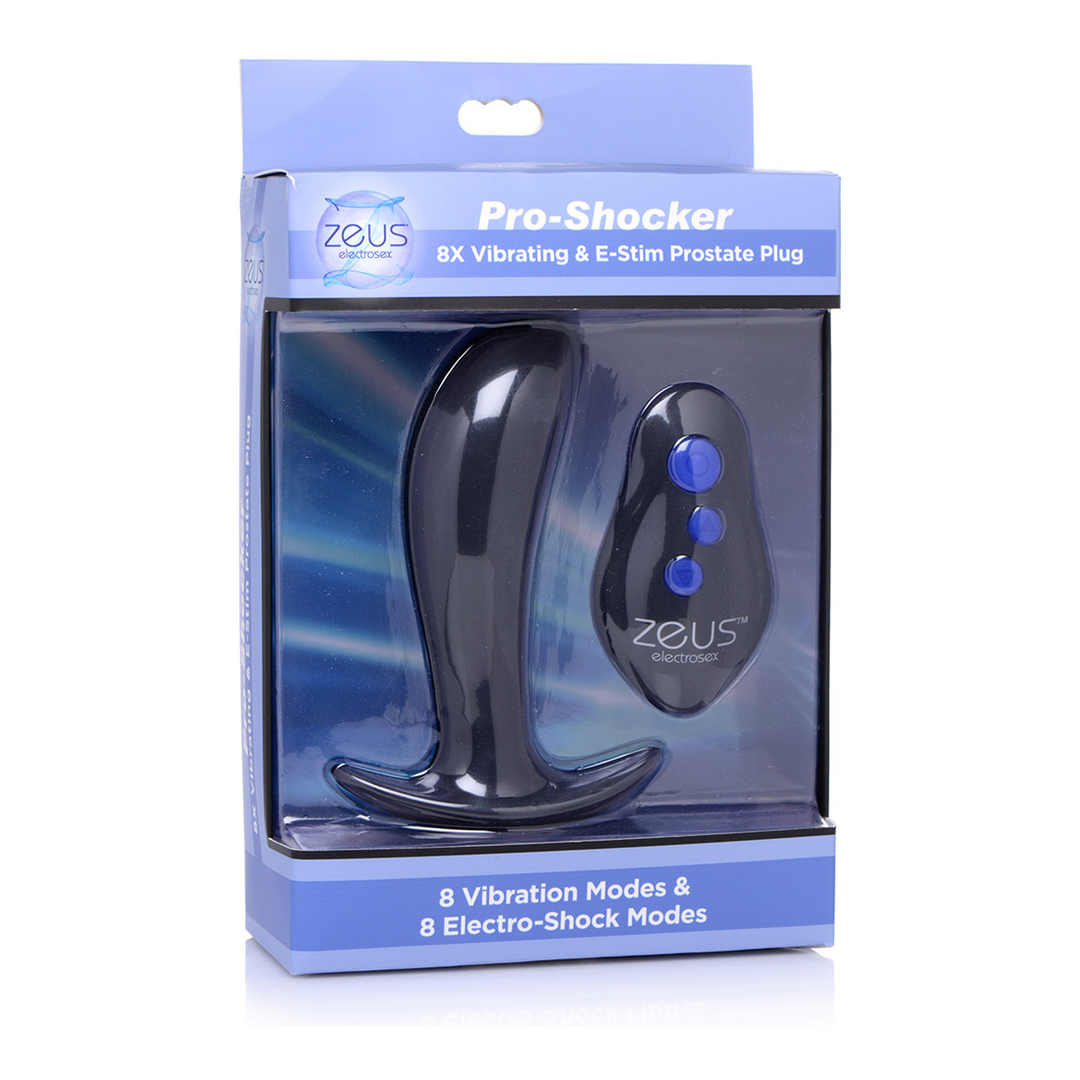 Pro-Shocker – Vibrerende en E-Stim Siliconen Prostaatplug