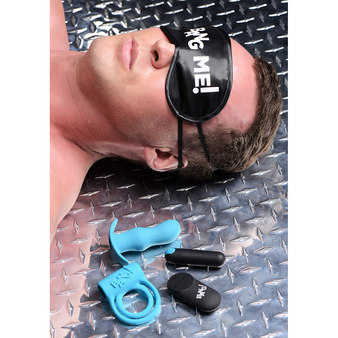 Duo Blast Kit – Cockring, Butt Plug, Bullet Vibrator en Blinddoek
