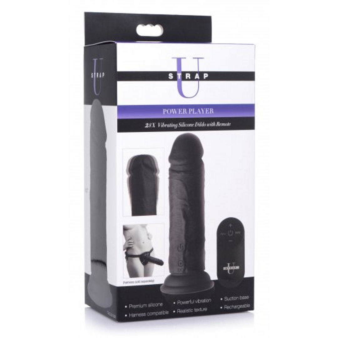 Power Player – Vibrerende Dildo met Afstandsbediening