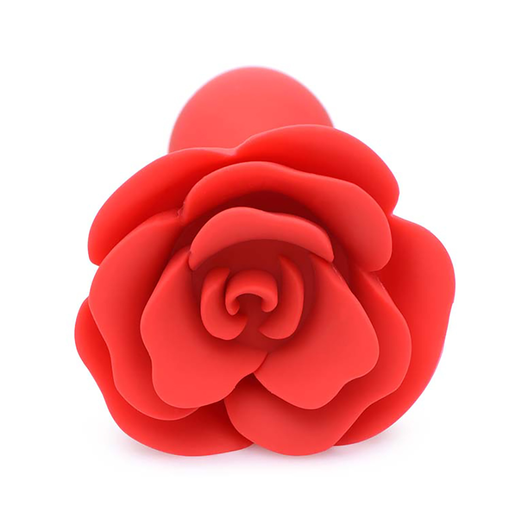 Booty Bloom – Silicone Rose Anale Plug – Rood