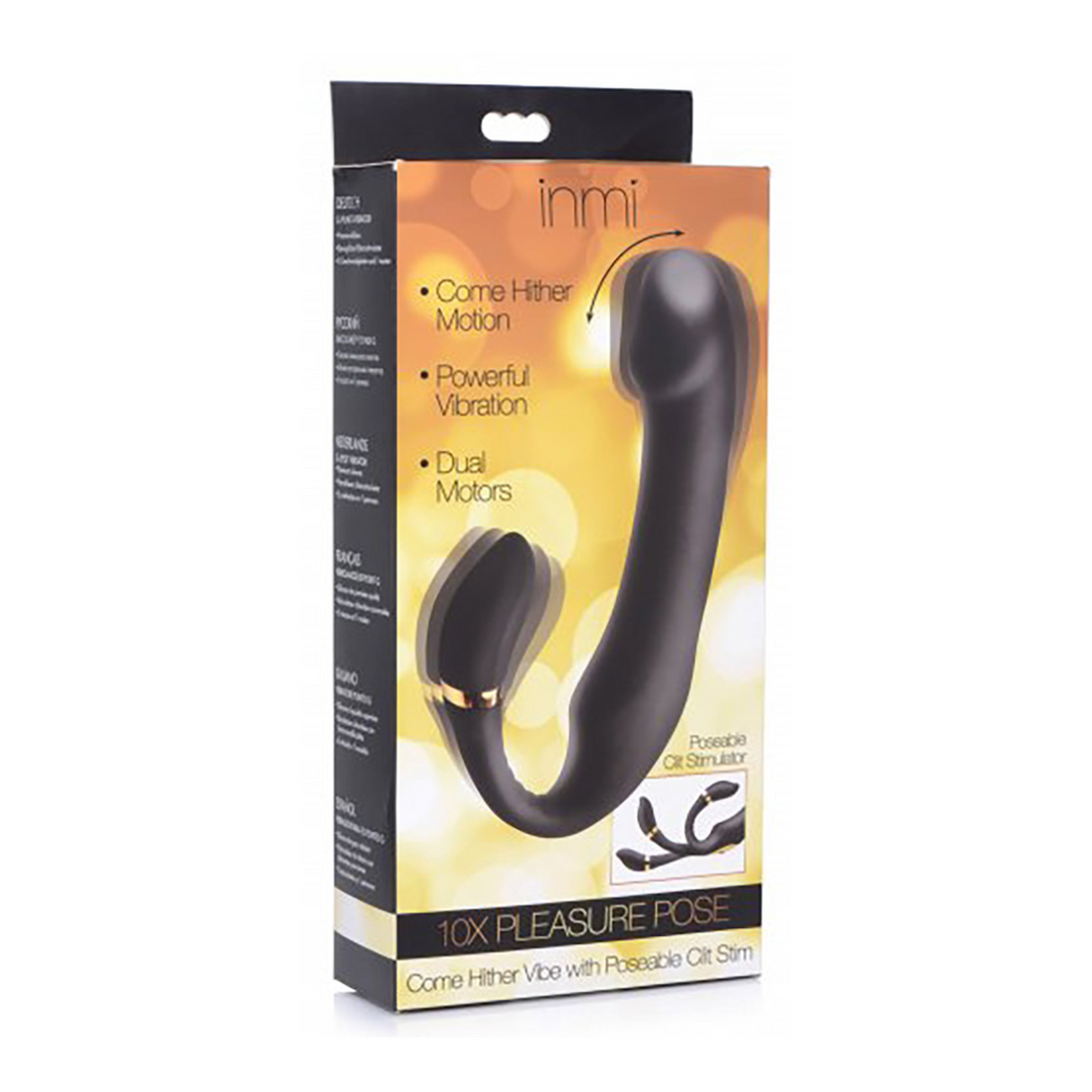 Pleasure – Siliconen Vibrator met Clitoris Stimulator