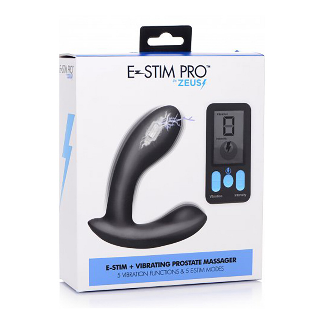 E-Stim Pro – Siliconen Vibrerende Prostaat Massager + Afstandsbediening