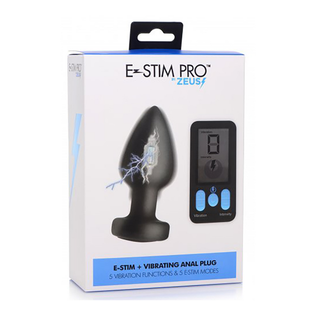 E-Stim Pro – Siliconen Vibrerende Anale Plug + Afstandsbediening