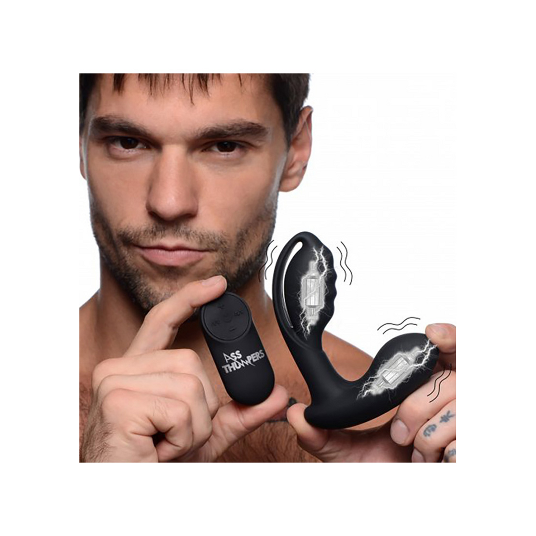 AT Power – Prostate Stimulator Holle Prostate Plug met Afstandsbediening en 7 Snelheden