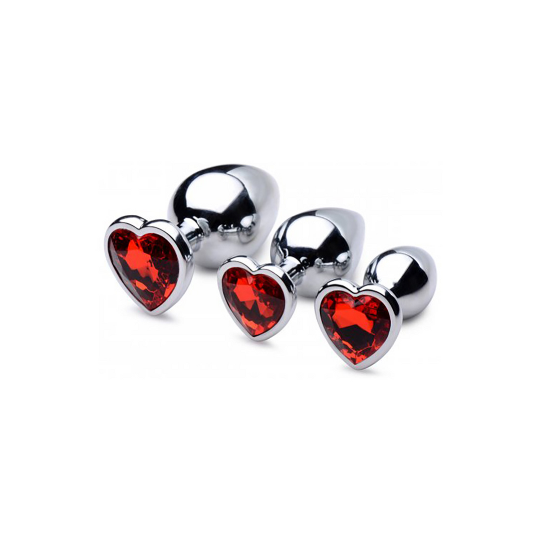 Red Heart - Set de plugs anales