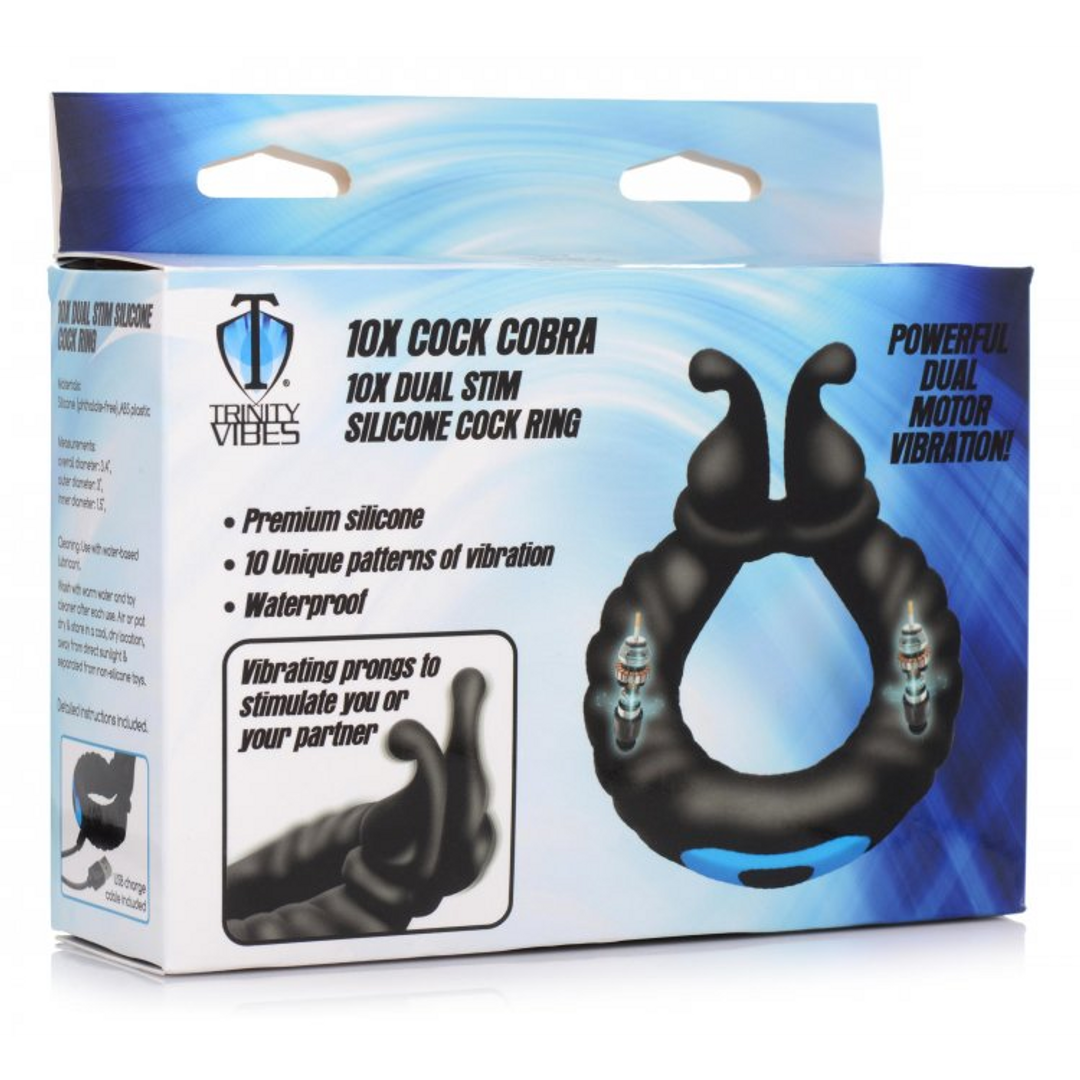 Cobra – Dual Stimulation Silicone Cockring