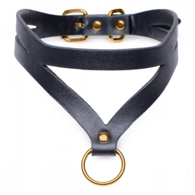 Bondage Baddie - Halsband met O-Ring