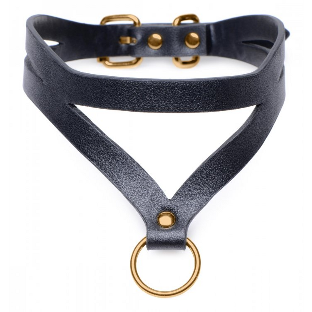 Bondage Baddie – Halsband met O-Ring