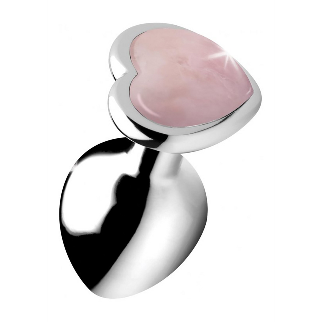Rose Quartz Heart – Butt Plug – Medium