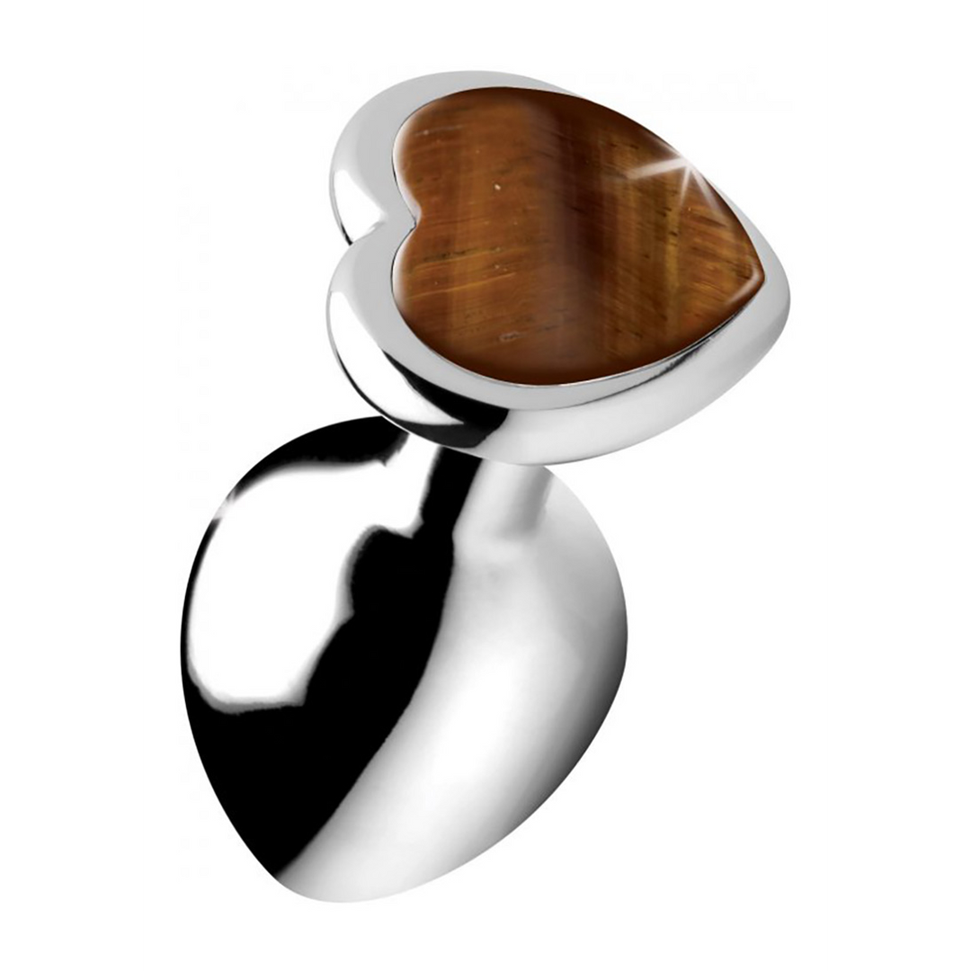 Tiger Eye Heart – Butt Plug – Medium