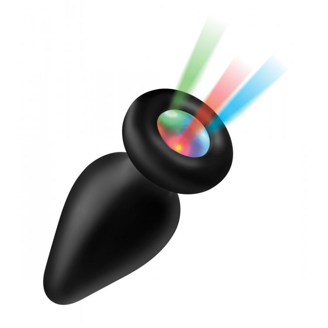 Siliconen Lichtgevende Butt Plug – Klein