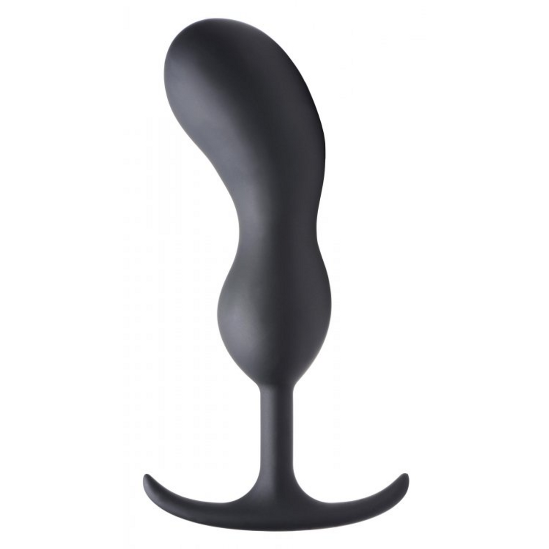 Premium Siliconen Geweighted Prostate Plug – Extra Groot