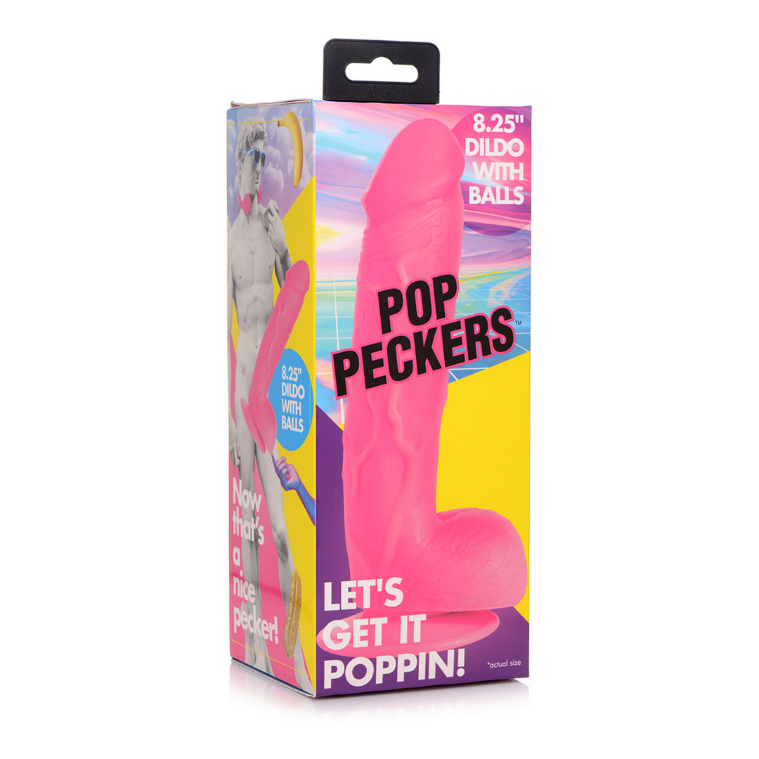 POP – Dildo met Ballen – 8.25 / 21 cm