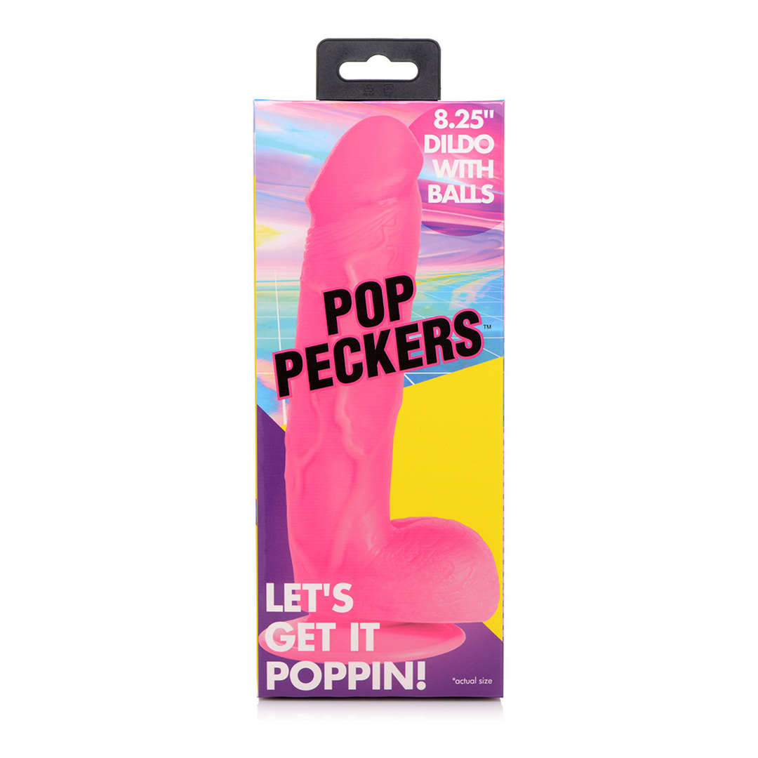 POP – Dildo met Ballen – 8.25 / 21 cm