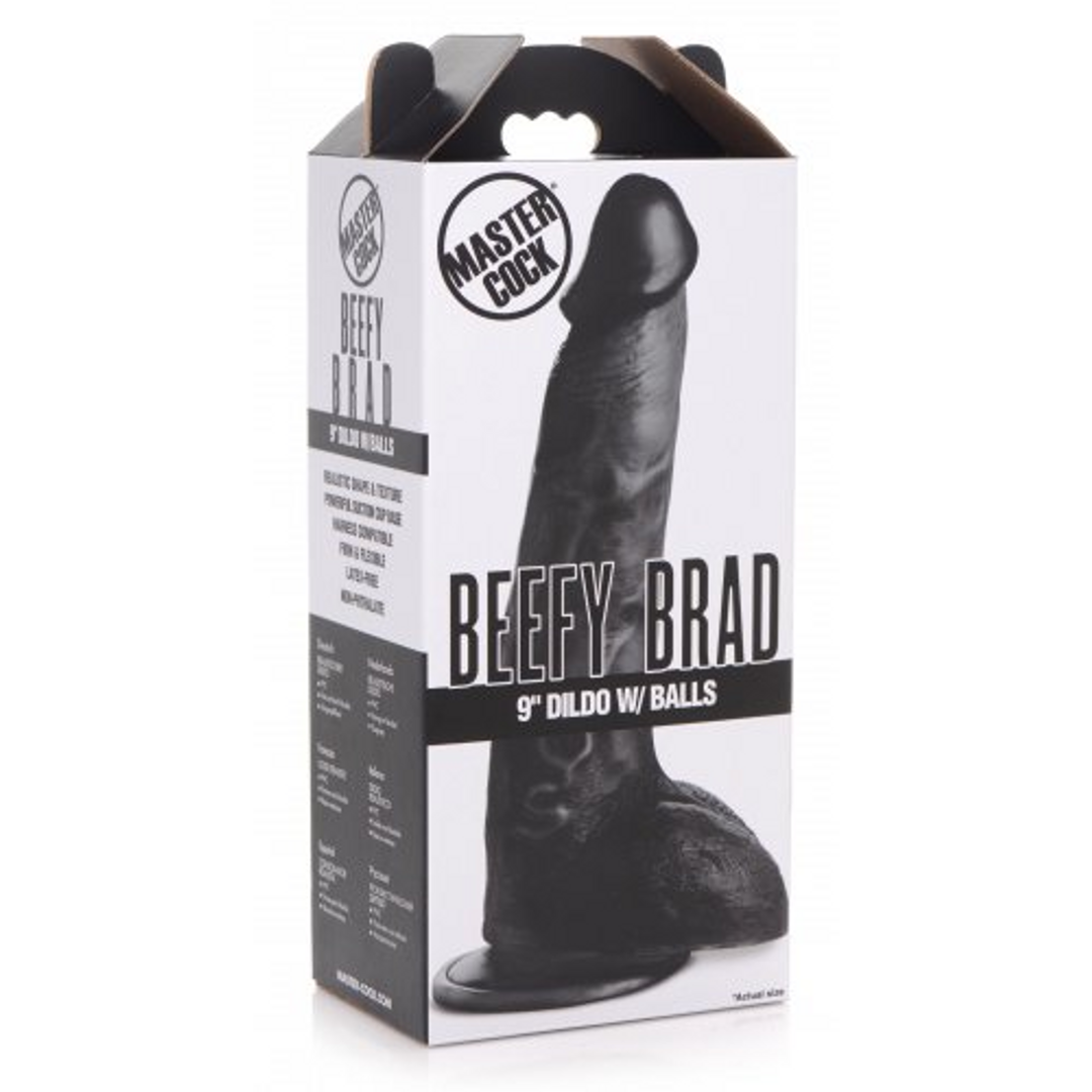 Beefy Brad – Dildo met Ballen – 9 / 23 cm