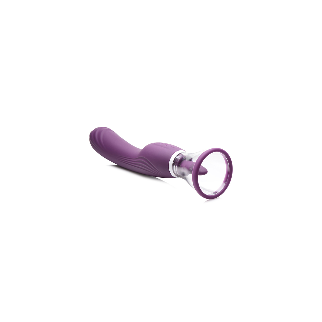 Lickgasm – 8x Licking en Sucking Vibrator – Paars