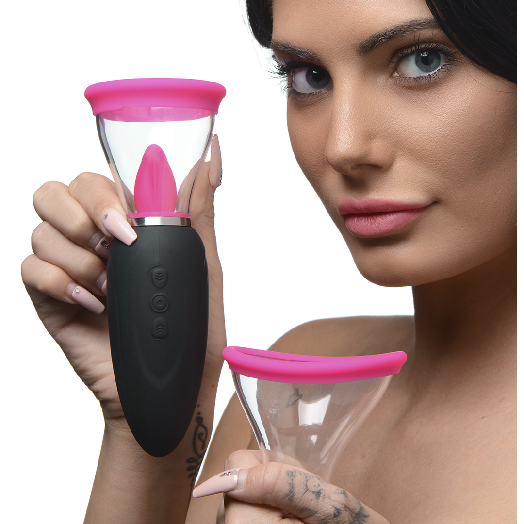 Lickgasm Mini – 10x Licking and Sucking Stimulator – Roze