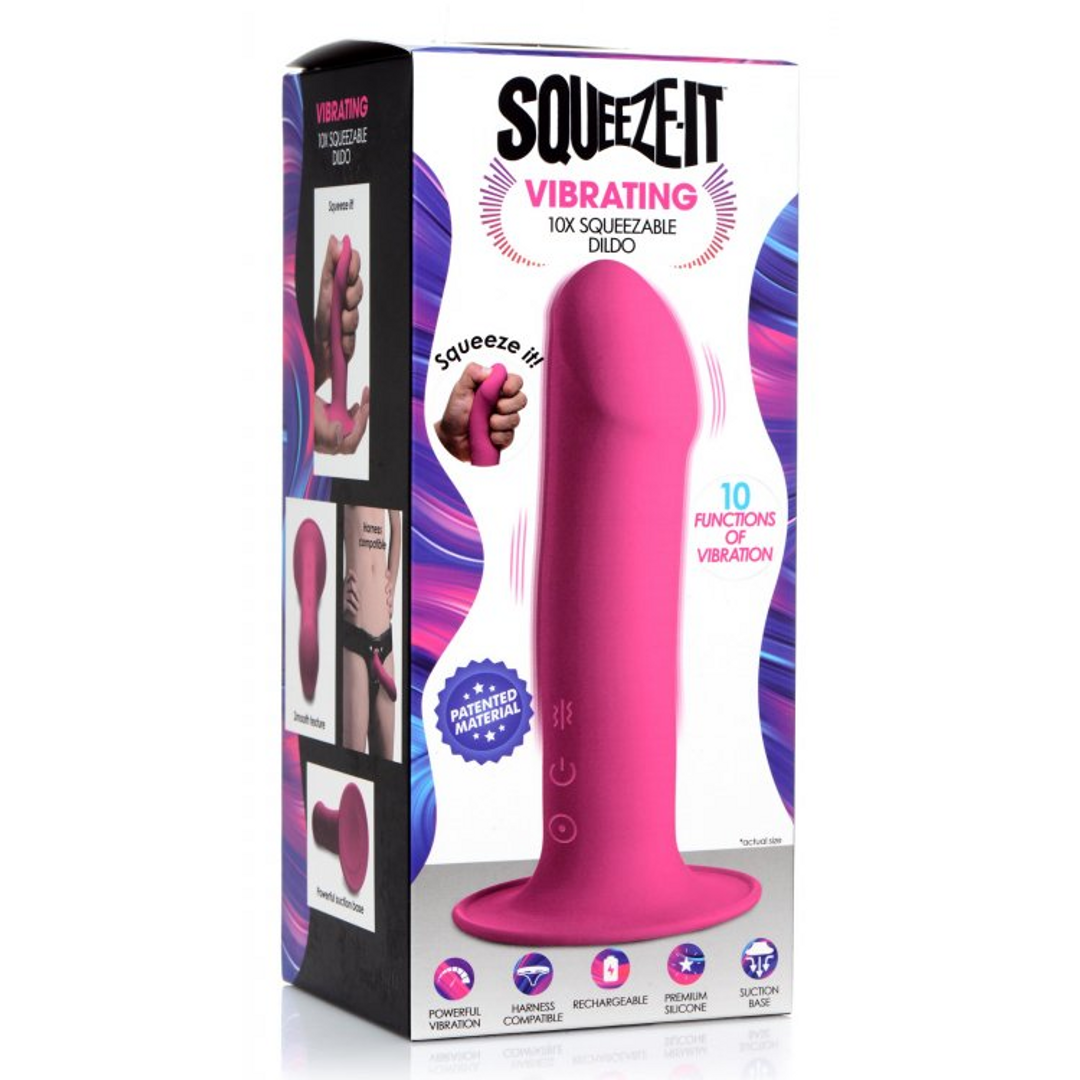 Knijpbare Vibrerende Dildo