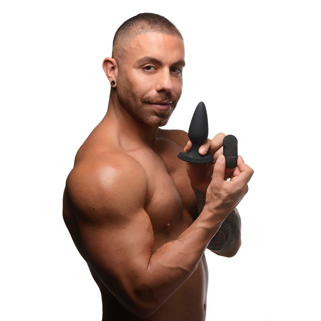 Laser Hart – Butt Plug met Afstandsbediening – Groot