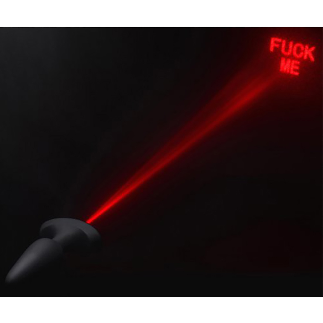 Laser Hart – Butt Plug met Afstandsbediening – Klein