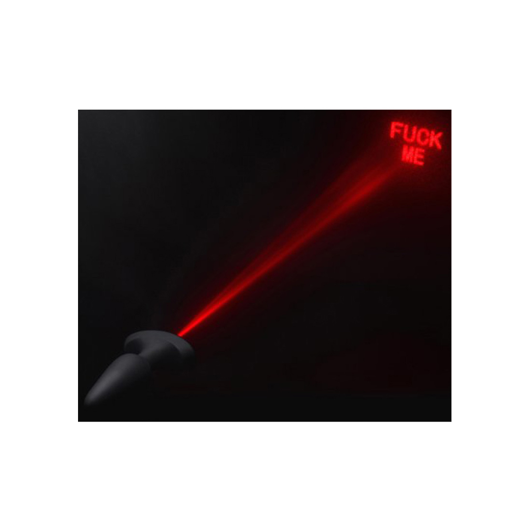 Laser Hart – Butt Plug met Afstandsbediening – Klein