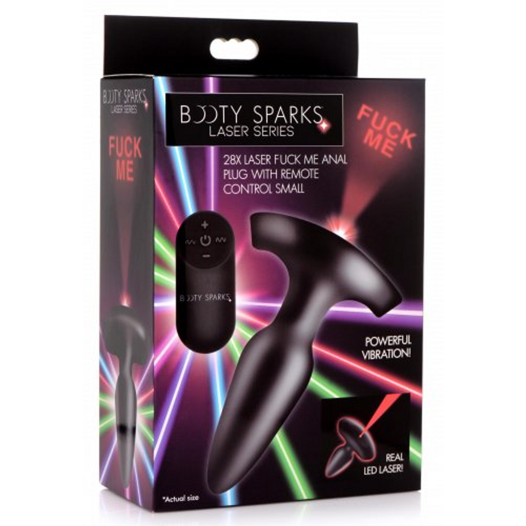 Laser Fuck Me – Butt Plug met Afstandsbediening – Klein