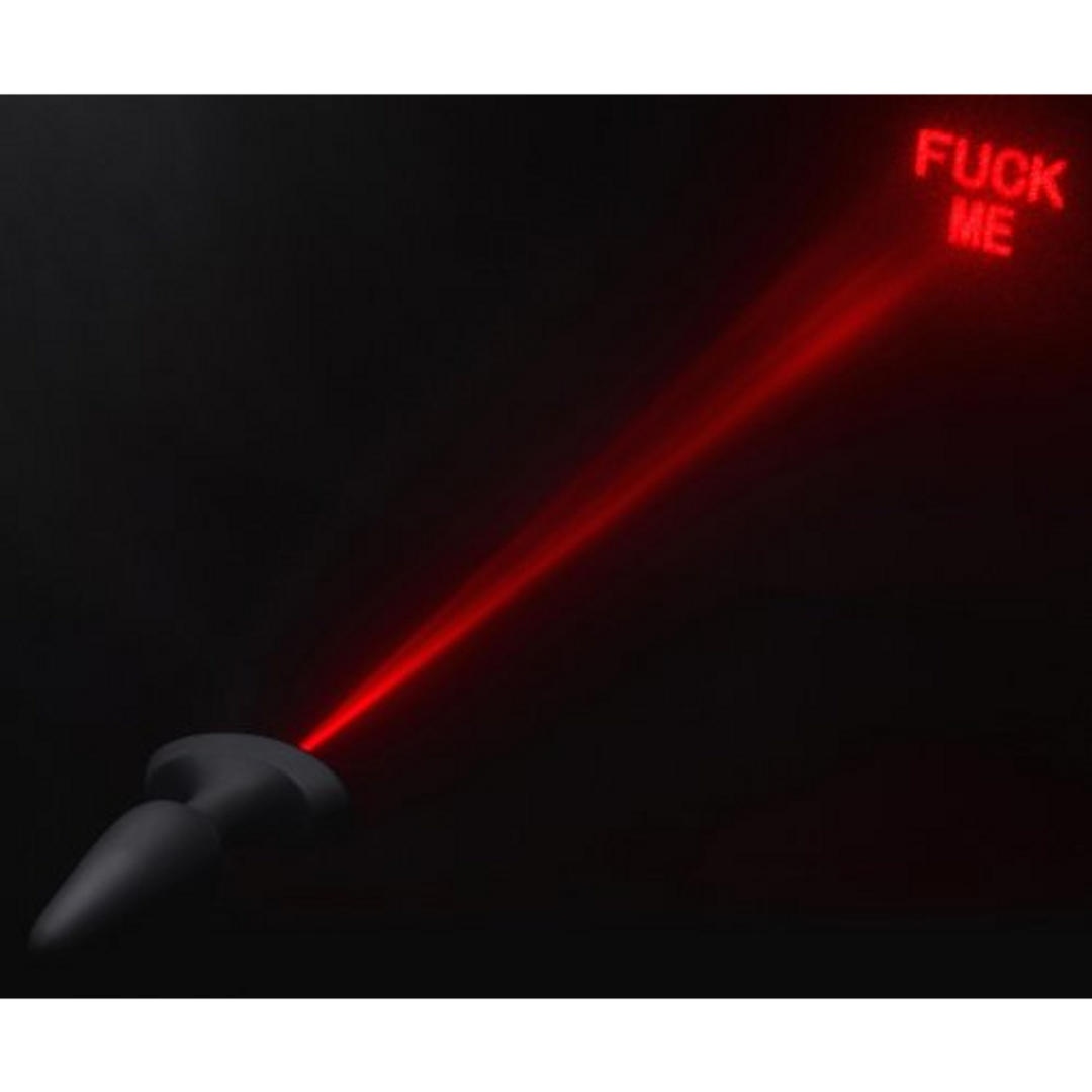 Laser Fuck Me – Butt Plug met Afstandsbediening – Klein