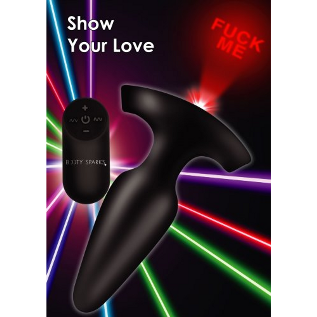 Laser Fuck Me – Butt Plug met Afstandsbediening – Klein
