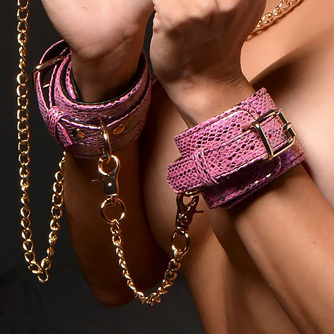 Bondage Set met Slangenprint
