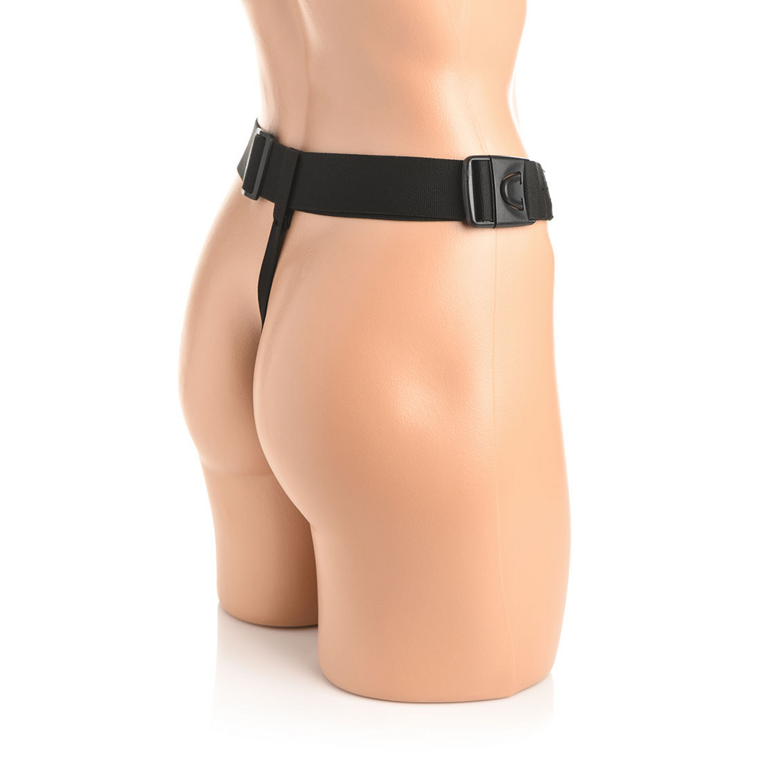Bum-Tastic – Silicone Anale Plug met Harnas en Afstandsbediening